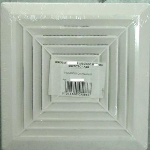 REŠETKA 175X175 D.125 4DIR ABS
